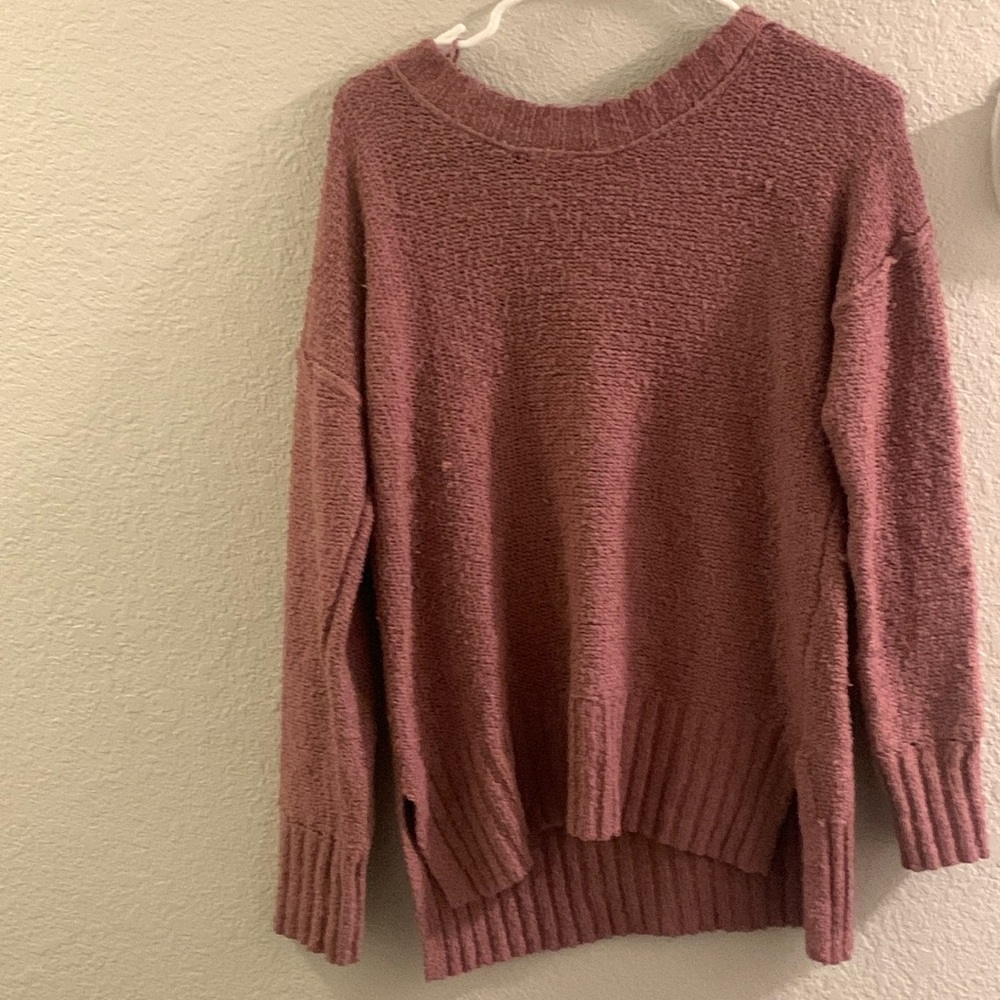 A dusty Rose gently used sweater